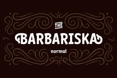 Barbariska Regular & Oblique Free Download