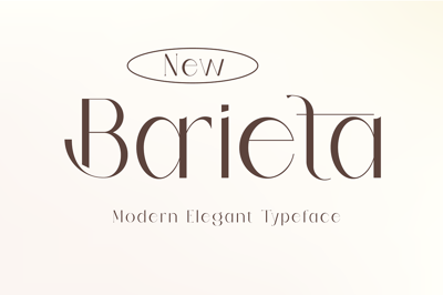 Barieta Elegant Typeface Free Download