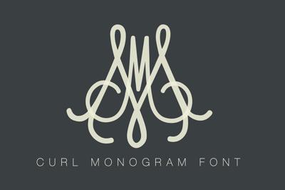 Baroque Curl Monogram Font TTF Web Free Download