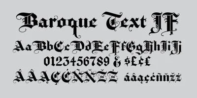 Baroque Text JF Font