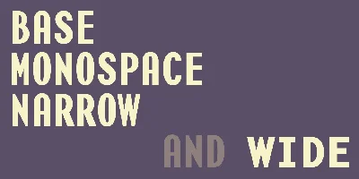 Base Monospace Font