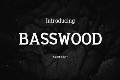 Basswood Serif Font Free Download