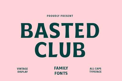 Basted Club Vintage Font Free Download