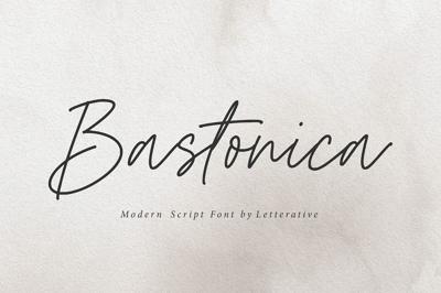 Bastonica - Modern Script Font Free Download