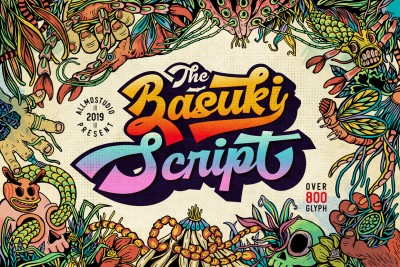 Basuki Script Font