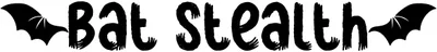 Bat Stealth Font