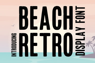 Beach Retro Display Font