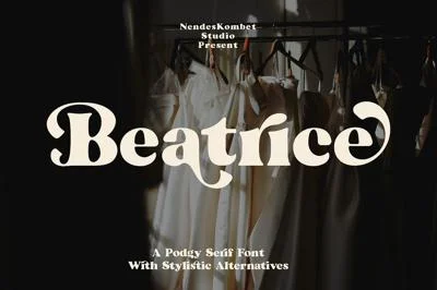 Beatrice - Retro Serif Font