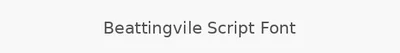 Beattingvile Script Font