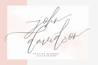 Beautiful - John Davidson Font