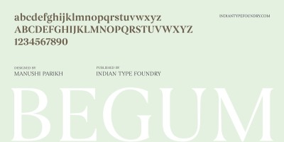 Begum Font