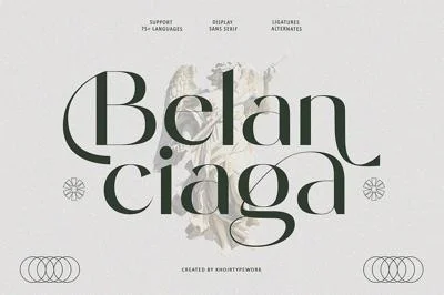 Belanciaga - Modern Sans Serif Font