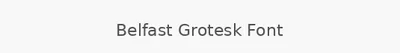 Belfast Grotesk Font