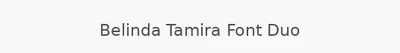 Belinda Tamira Font Duo