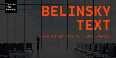 Belinsky Text Font