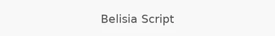 Belisia Script