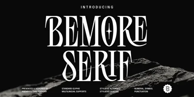 Bemore Serif Font
