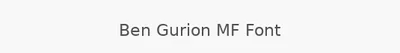 Ben Gurion MF Font