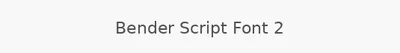 Bender Script Font 2