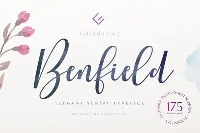 Benfield - Script Font