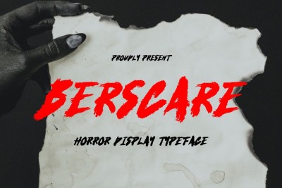 Berscare - Horror Font