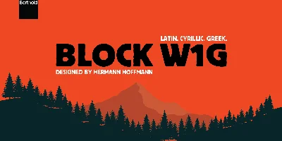 Berthold Block W1G Font