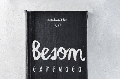 Besom Extended Brush Font