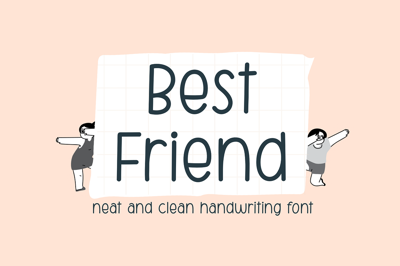 Best Friend clean handwriting font Free Download