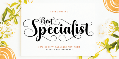 Best Specialist Font