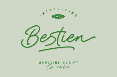 Bestien - Monoline Script Font Free Download