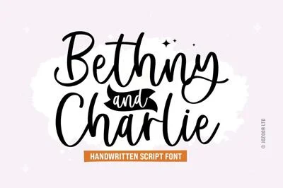 Bethny Charlie - Modern Script Font
