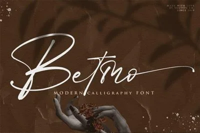 Betmo // Delight Calligraphy Font