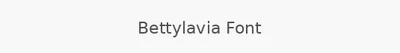 Bettylavia Font