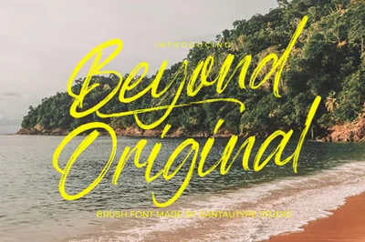 Beyond Original Modern Brush Font