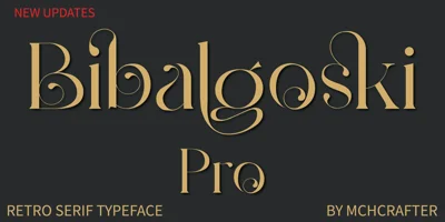 Bibalgoski Pro Font