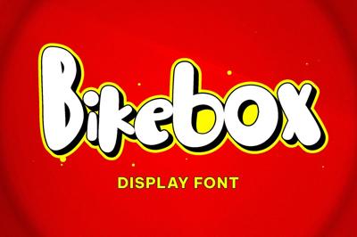 Bikebox Display Font Free Download