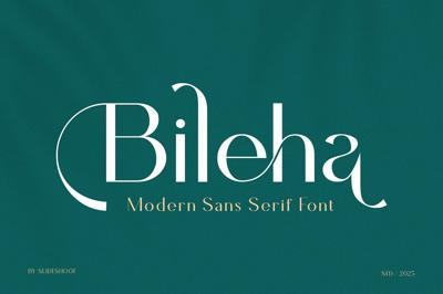 Bileha Modern Sans Serif Font Free Download