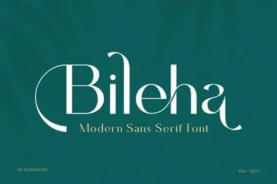 Bileha Modern Sans Serif Font