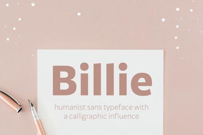 Billie font family by FontPeople Free Download