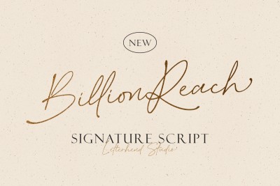 Billion Reach Font