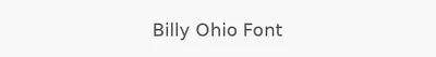 Billy Ohio Font