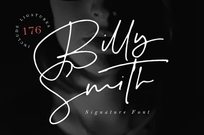 Billy Smith - Signature Font