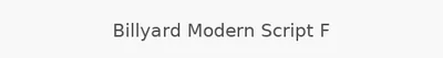 Billyard Modern Script F