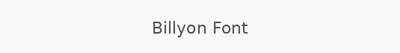 Billyon Font