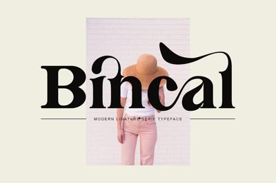 Bincal Ligature Serif Typeface Free Download