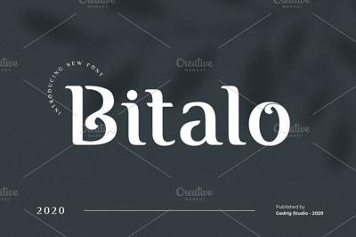 Bitalo Font Free Download