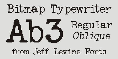 Bitmap Typewriter JNL Free Download