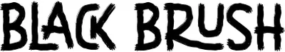 Black Brush 5 Font