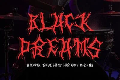 Black Dreams Font
