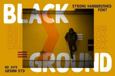 BLACK GROUND Font